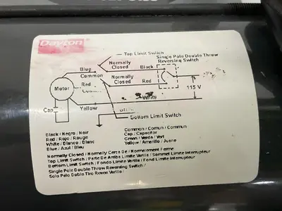 USED DAYTON 6Z086