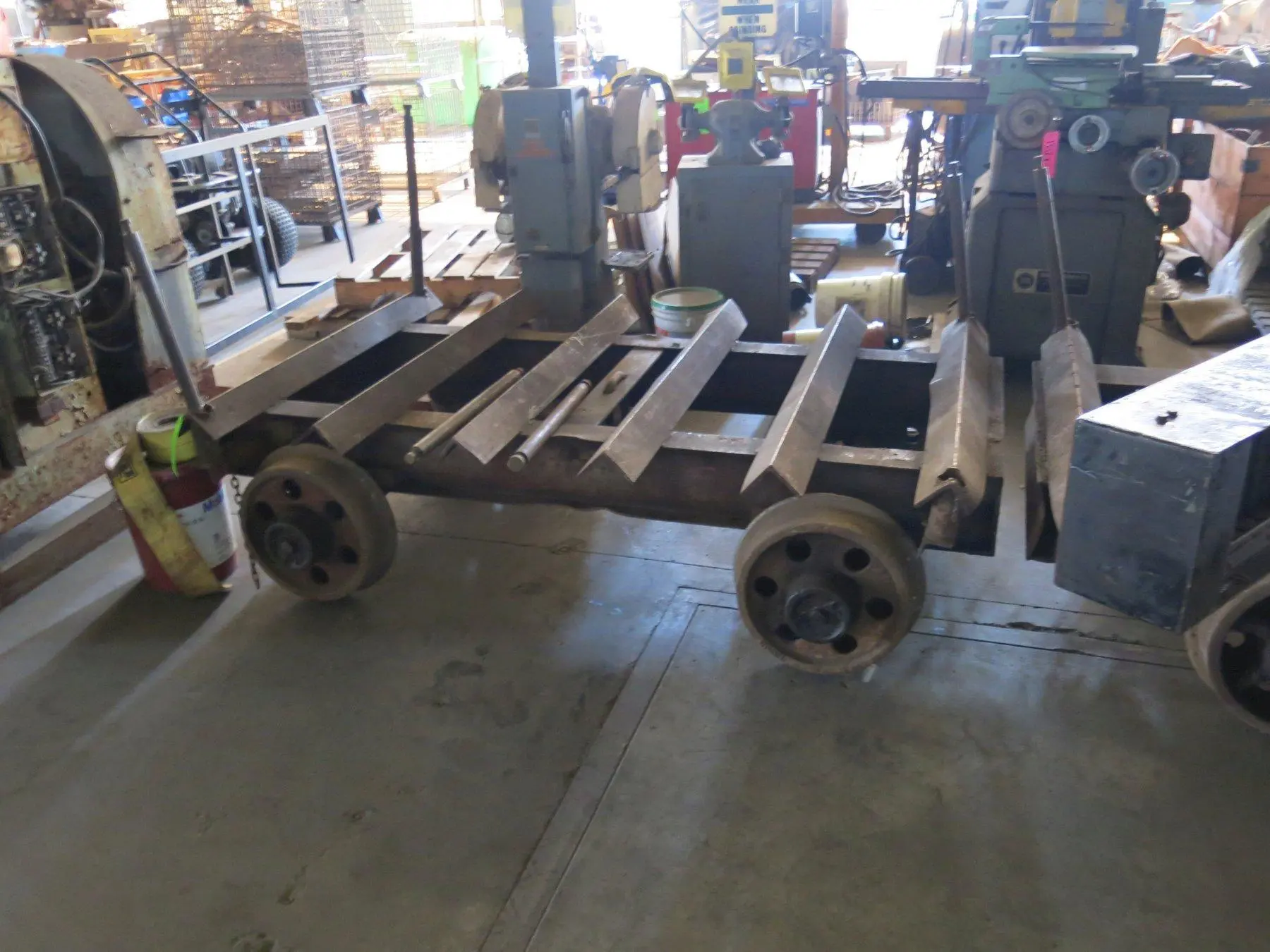 Portable Material Rail Transfer Carts