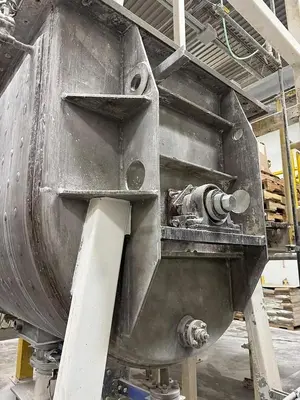 USED 1985 ARROW TANK & ENGINEERING CO. DOUBLE SPIRAL RIBBON BLENDER