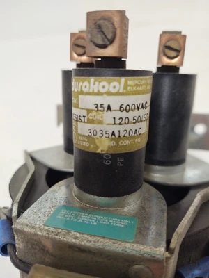 🔥 DURAKOOL 3035A120AC DISPLACEMENT RELAY 600VAC NEW 120VAC COIL 35A