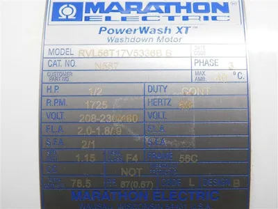 USED MARATHON RVL56T17V5336B B