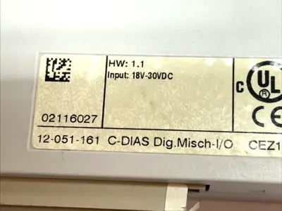 Used Sigmatek C-DIAS Digital I/O Module CEZ161 PLC Input & Output Michigan US | Maverick Industrial Sales #1402189