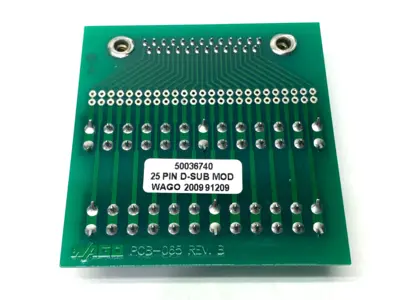 Used WAGO Rev. B D-Sub Module 25-Pin Printed Circuit Boards (PCB) Michigan US | Maverick Industrial Sales #1393546