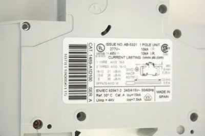 NEW ALLEN BRADLEY 1489-A1D100 CIRCUIT BREAKER 1489A1D100