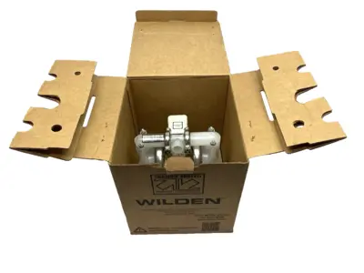 USED WILDEN AIR OPERATED DOUBLE DIAPHRAGM PUMP 1/2" P1/PPPPP/TNU/TF/KTV