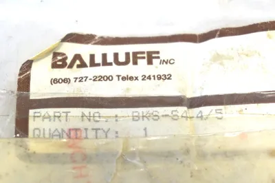 NEW BALLUFF BKS-S4-4/5 PROXIMITY SENSOR BKSS445