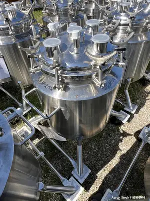 Used Jacketed Stainless Steel Tank on Casters. Made by Precision Stainless.