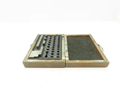 SPI 7301 Grade AS-1 Rectangle Steel Gage 36 Block Set .050-4.00"  -Missing .300"