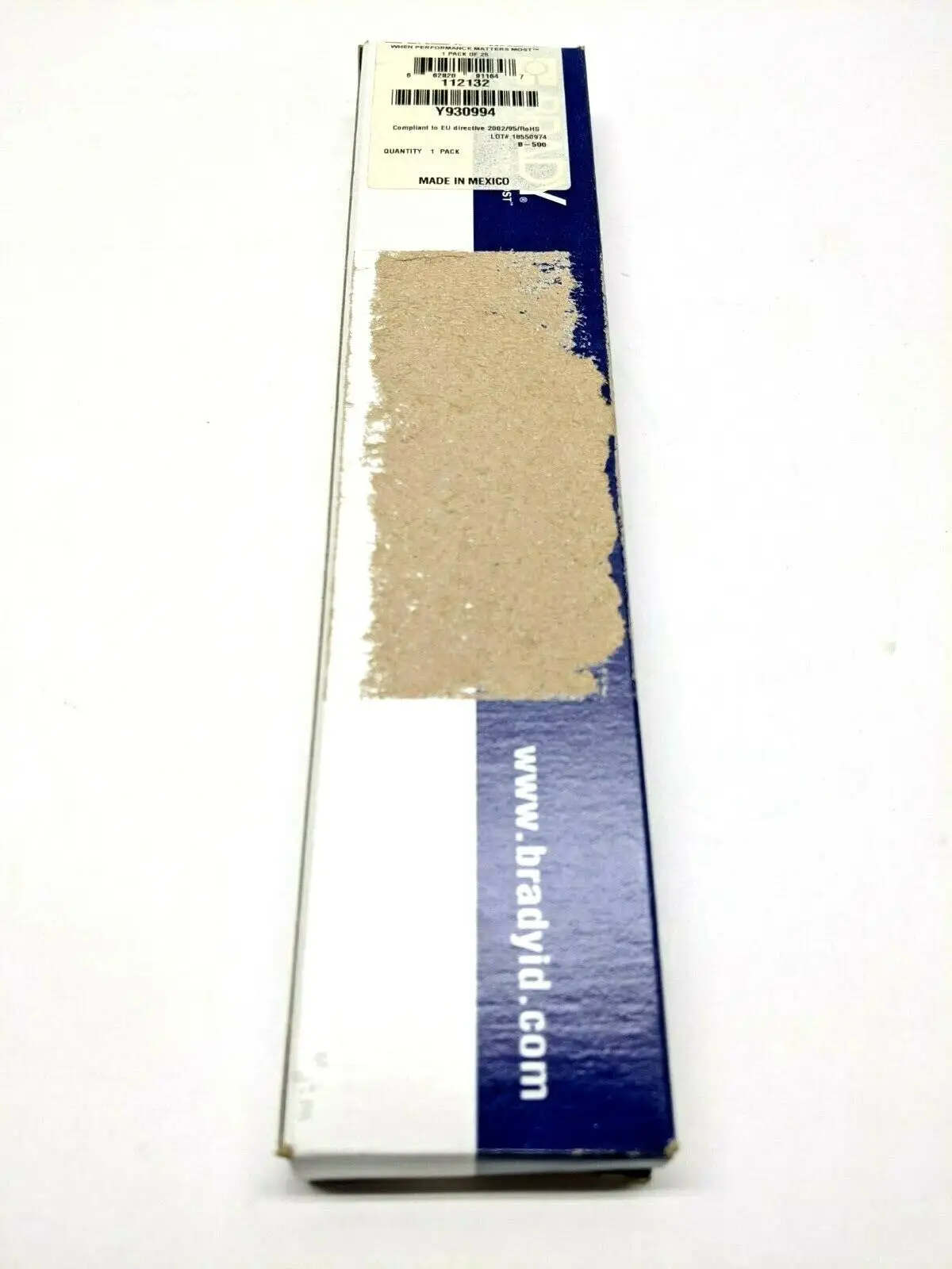 WM-35-PK | Brady  Vinyl Cloth Wire Marker LOT OF 16 Sheets - New Other