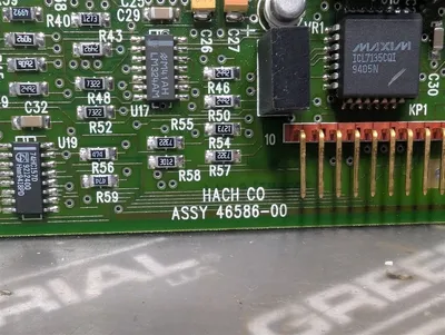 Hach Co. 46586-00 Analyzer Control Board PN46585-00D 4035 Used