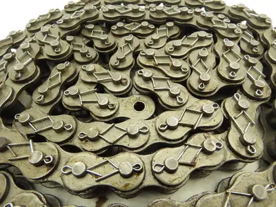 SDRC SDRC 80 # 80 Roller Chain 10 Ft Length w Connecting Links Cotter Pin