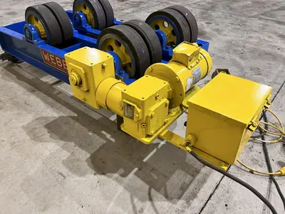6,000 LBS WEBB MODEL #T6-PWR-IDL TANK TURNING ROLLS, POWER ROLL & IDLER: STOCK #21645