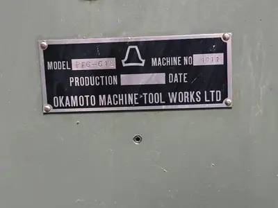 Used OKAMOTO LINEAR 618 Reciprocating Surface Grinders Kentucky US | Aucto #1314406
