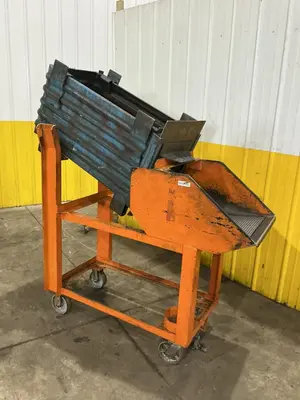 36” x 18” x 18” STEEL STACKABLE PARTS BIN TUB CONTAINER WITH DUMP DOOR, 200+ AVAILABLE: YOBRO #25062