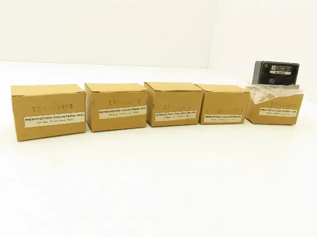 Redington ES-1439-3-G Counter Relay Module 2AMP 115/230V Spring Return Lot of 5