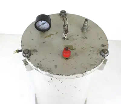 Custom Made Pressurized Glue Pot Approximately 2 Gallon 14" Tall 8" Diameter
