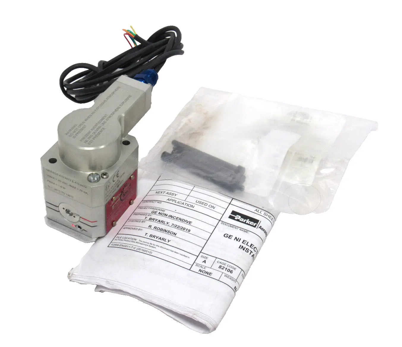 NEW PARKER 447300-1002 JET-PIPE SERVO VALVE GE 312A6077P0047 4473001002