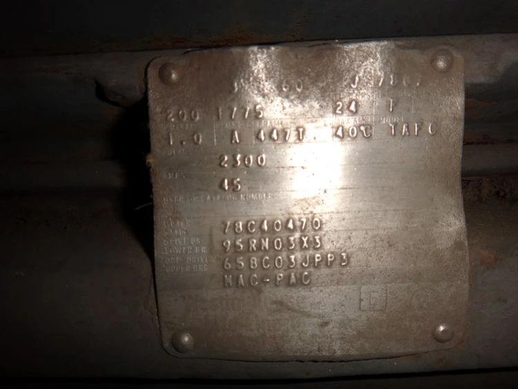 Used WESTINGHOUSE TAFC A.C. Motors Alabama US | Transamerican Equipment Company #706846
