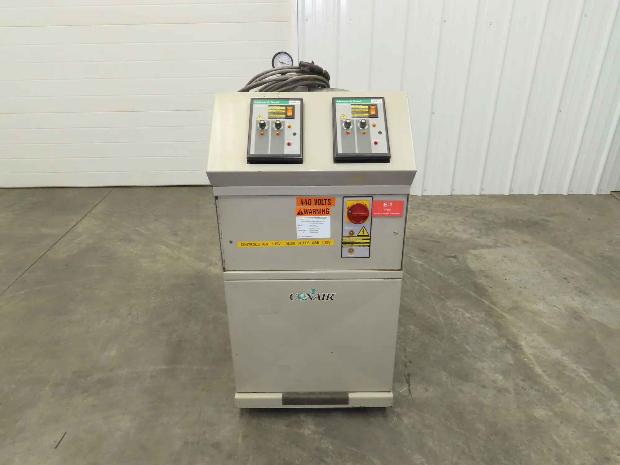 Conair PF3 PowerFill Vacuum Conveying System Portable Stand 480V 2.5Hp Blower