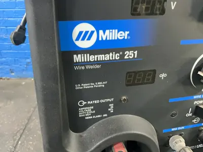 Used MILLER MILLERMATIC 251 Mig Welders Ohio US | HGR 24 #1419022