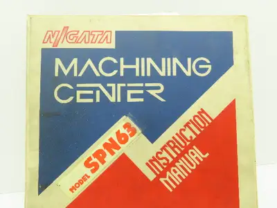 Niigata SPN63 CNC Machine Manual Fanuc 16i-MA  (1998-99)
