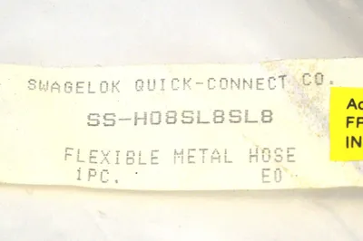 NEW SWAGELOK SS-H08SL8SL8 FLEXIBLE METAL HOSE SSH08SL8SL8