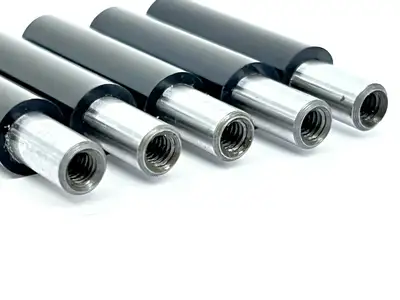 Steel Threaded Pin with Polyurethane Sleeve 1/4" x 1-3/4" 8-32 Thread LOT OF 5 - New Other