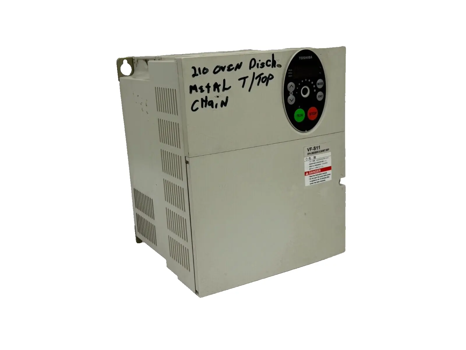 USED TOSHIBA VFS11-4055PL-WN TRANSISTOR INVERTER 7.5HP