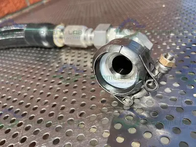 USED HUBER INSULATED CHILLER HOSE 54" W/ DIXON FS-8VF8-SS 1" QUICK DISCONNECT
