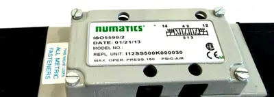 NEW NUMATICS I12SS500K000030 SOLENOID VALVE