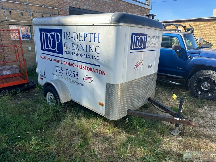 Used _UNKNOWN_ PACE AMERICAN MODEL JT58SA 8 FT ENCLOSED STORAGE TRAILER VIN: 4DLFB08117P138858 W/ SWING SINGLE DOOR Box Trailers Illinois US | Heath Industrial Auction Services #1549834