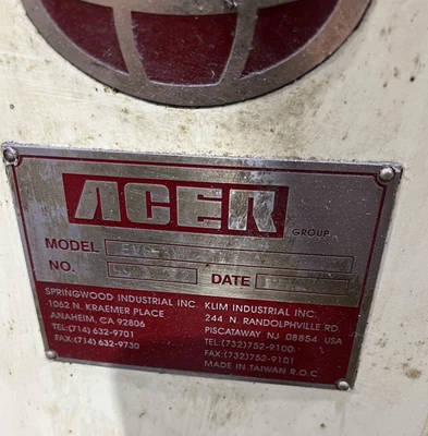 ACER EVS-3VK Vertical Mills - (incl: Combination) | Mohawk Machinery (6)