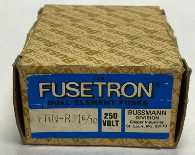 New | in-Stock COOPER BUSSMANN FRN-R-1-6/10 Miscellaneous Equipment (Electrical & Power) | Surplus Asset Holdings #1190421