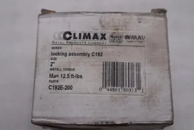 NEW Climax Metal Products C192E-200 Keyless Locking Assembly STOCK H246A