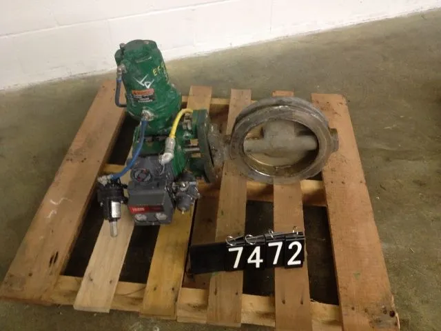 Fisher type 8560 Butterfly Valve size 10"
