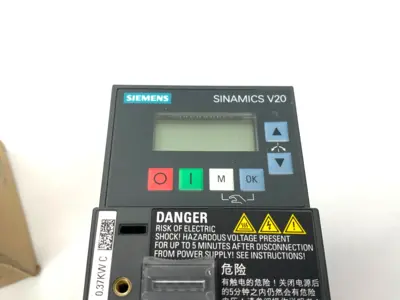 New | in-Stock Siemens SINAMICS V20 Converter Drive 0.37kW 1AC 230V Variable Speed Drives Michigan US | Maverick Industrial Sales #1392638