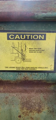 Dump dumping Hopper for forklift Spent Grain mash