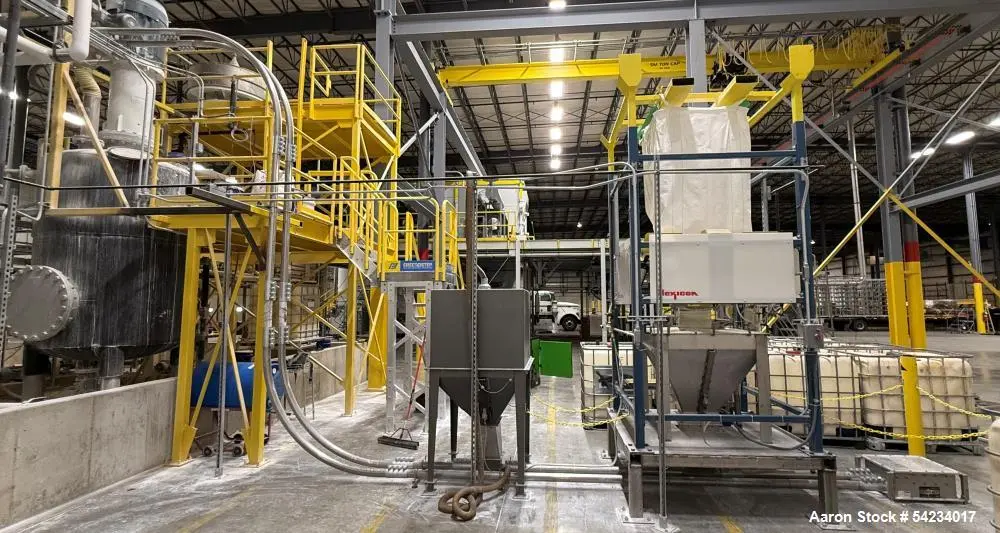 Used Flexicon Bulk Bag Unloader with Chain-Vey Conveying System – 4,000 lb Capacity Super Sack Discharge Station