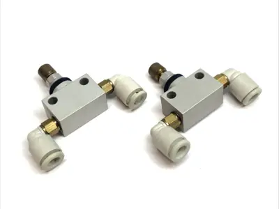 Used Festo Throttle Valve 0-10bar 0-145psi LOT OF 2 Pump & Valve Parts Michigan US | Maverick Industrial Sales #1392319