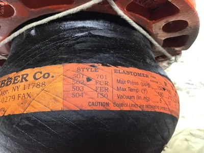 Mercer Rubber 500 Series Hand Wrapped Expansion Joint 3″-4″ Rubber