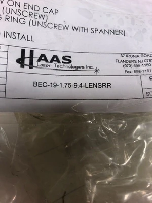 NEW HAAS LTI BEC-19-1.75-9.4-LENSRR