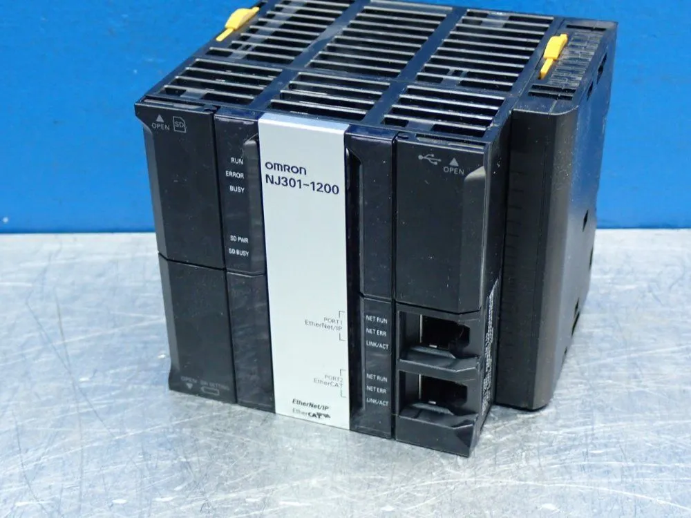 Used OMRON NJ3011200 PLC Processors Ohio US | HGR 24 #728112