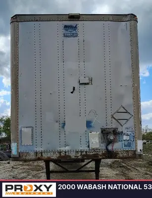 Used 2000 WABASH NATIONAL 53 FT DRY GOODS VAN Box Trailers Michigan US | Proxy Equipment #1426012
