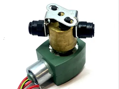 Used ASCO Solenoid Valve 1/4" NPT 2-Way NC Brass 120V AC Solenoid Valves Michigan US | Maverick Industrial Sales #1401753