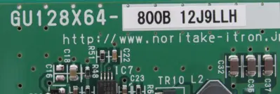 NEW NORITAKE GU128X64-800B VACUUM FLUORESCENT DISPLAY GU128X64800B