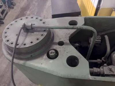 100 TON EITEL MODEL #RP100 HYDRAULIC C-FRAME PRECISION STRAIGHTENING PRESS: YOBRO #16014