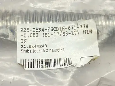 NEW HIWIN BALL SCREW WITH FLANGE NUT