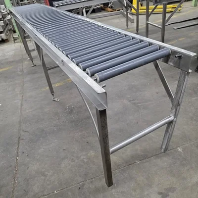 Rolls Conveyor 10 inch long by 18 inch large 32 inch adjustable height  # 4951
