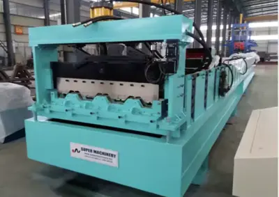 Galvanized Metal Roof Steel Floor Deck Sheet Roll Forming Machine in China