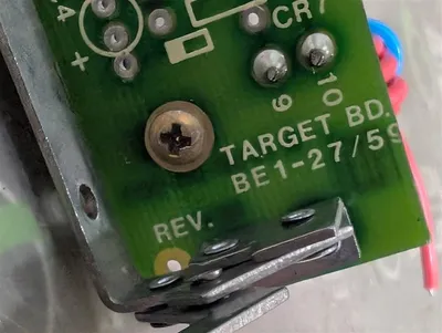 Basler Electric BE1-27/59 Under/Overvoltage Relay Target Board Used